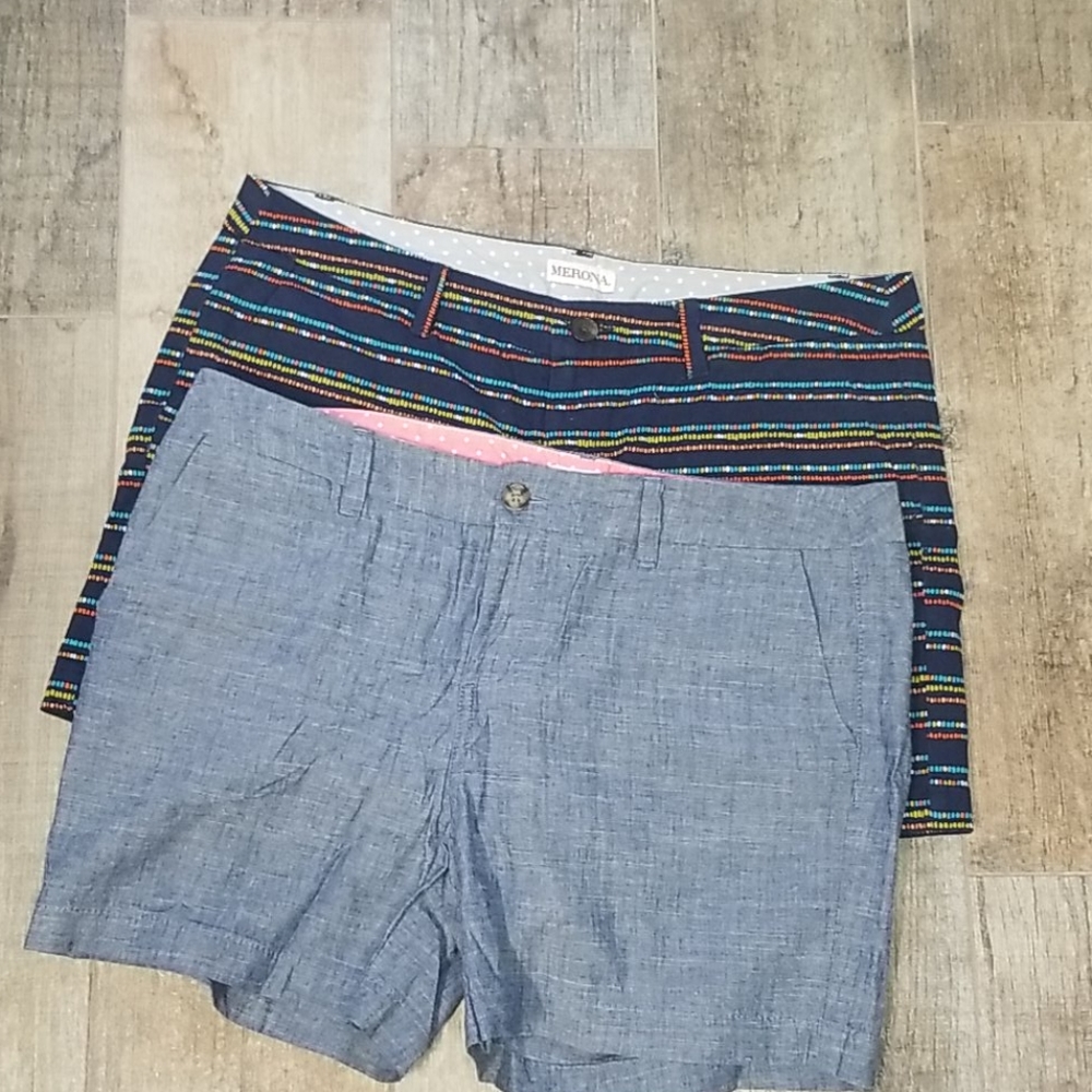 Pair of chino shorts